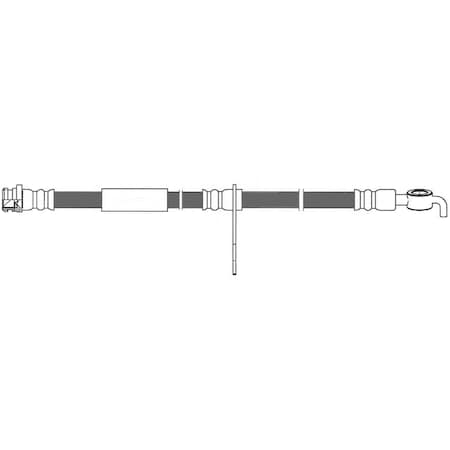 Centric Parts Brake Hoses, 150.61136 150.61136